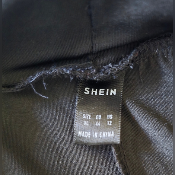 SHEIN Black Leggings with Elastic Waistband and Tapered Fit - Picture 5 of 10